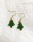 Christmas Tree Earrings - Brick Stitch Method